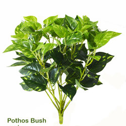 Medium Bush- Philo [philodendron] - artificial plants, flowers & trees - image 1