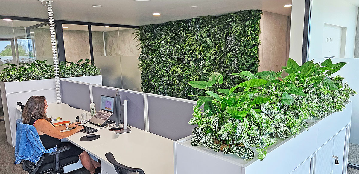 Complete green-theme in modern  Law Office