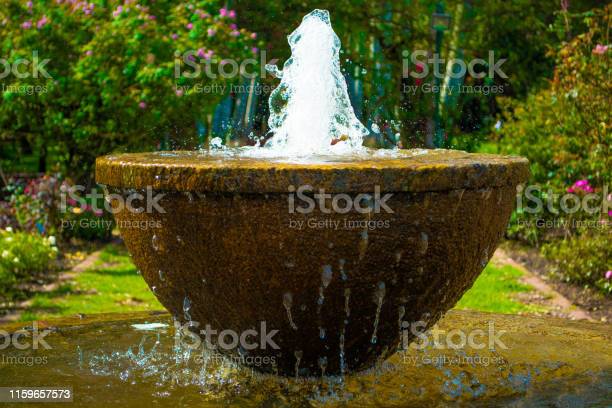 garden fountain