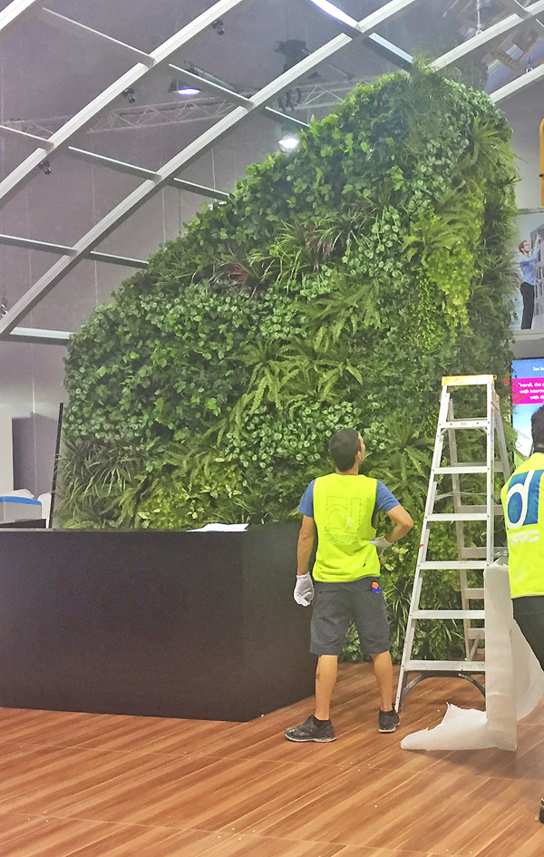 Artificial Green Walls- demountable panels for exhibition display image 7