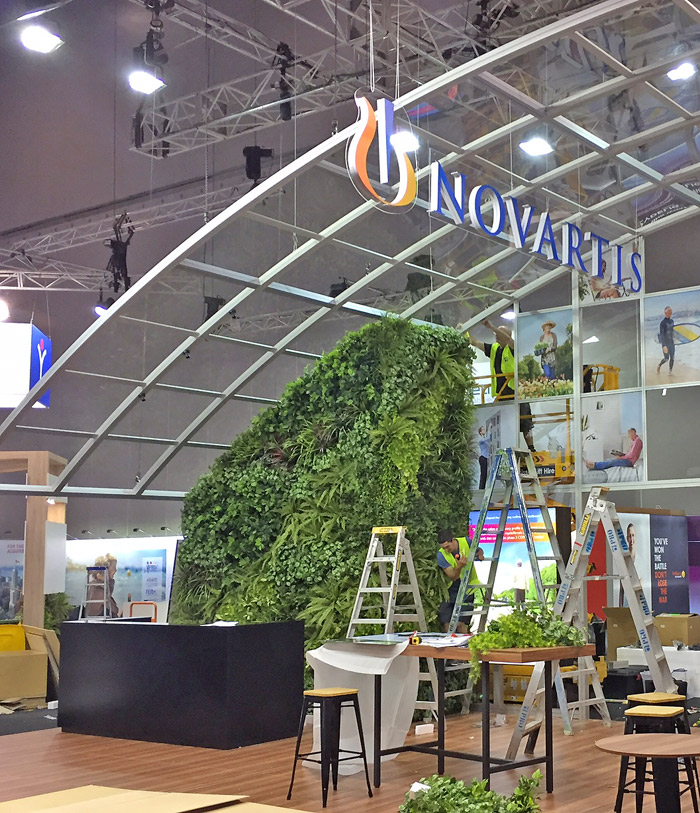 Artificial Green Walls- demountable panels for exhibition display image 6