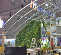 Artificial Green Walls- demountable panels for exhibition display