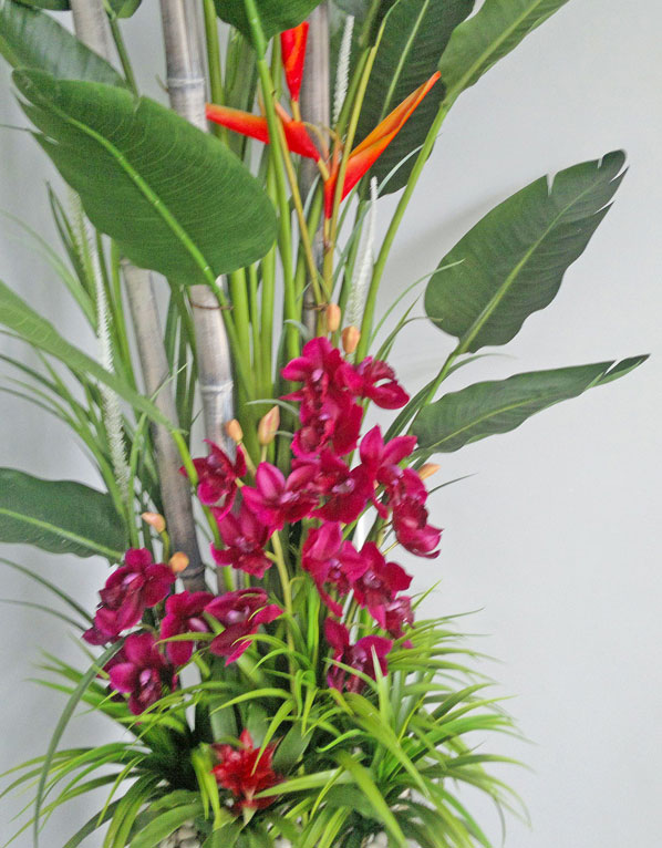 Tropical Resort Feel - adding vibrant colours with artificial plants... image 8
