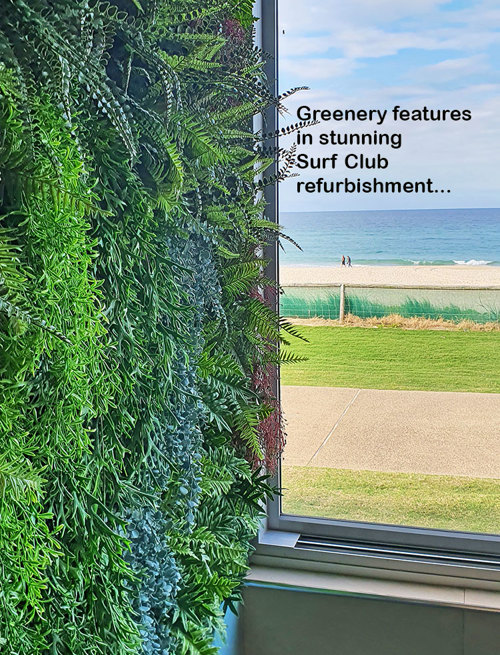 Greenery features in great Surf Club renovation...