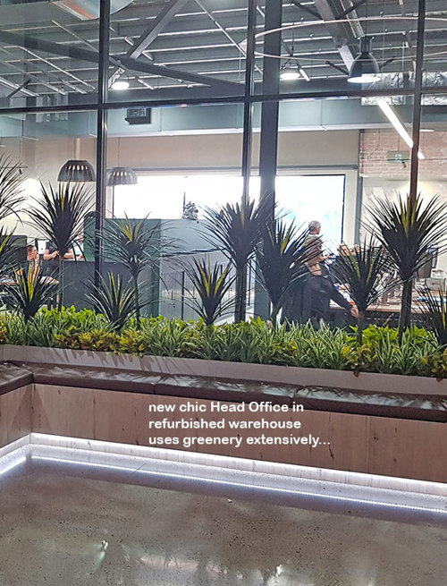 Warehouse to Head Office revamp, with a little 'green' help!