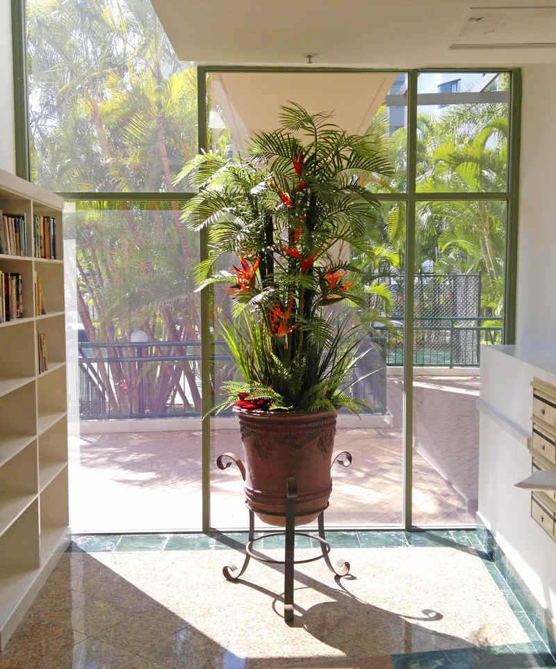 Existing Planters revamped in apartment foyer image 9