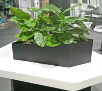 Table-Planters in Mall Eatery...