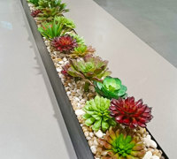 Table-Planters in Mall Eatery...