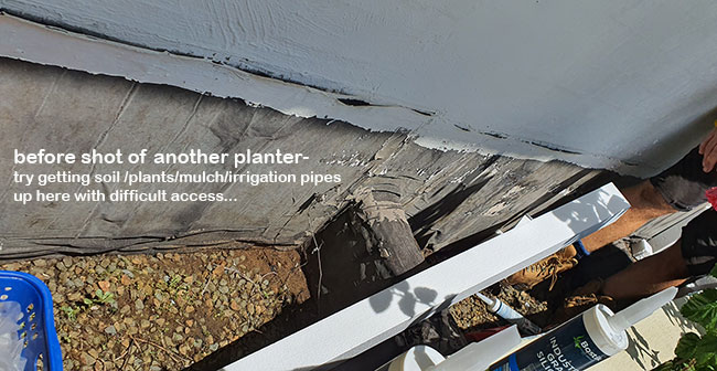 Outdoor raised planter boxes- maintenance problem solved by UV-treated artificials! image 6