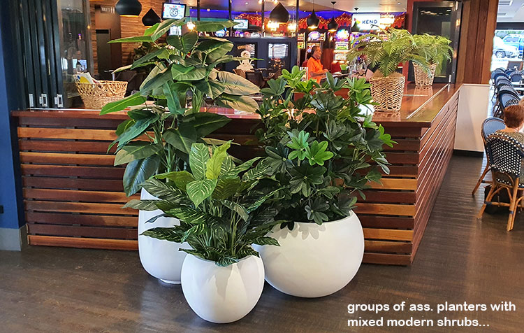 Hanging-Baskets give the finishing 'green-touch' to an excellent tavern makeover... image 10