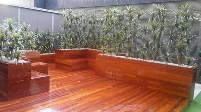 Deck Planters in Office Tower