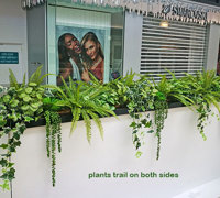 Kiosk in mall gets green 'finishing touch'
