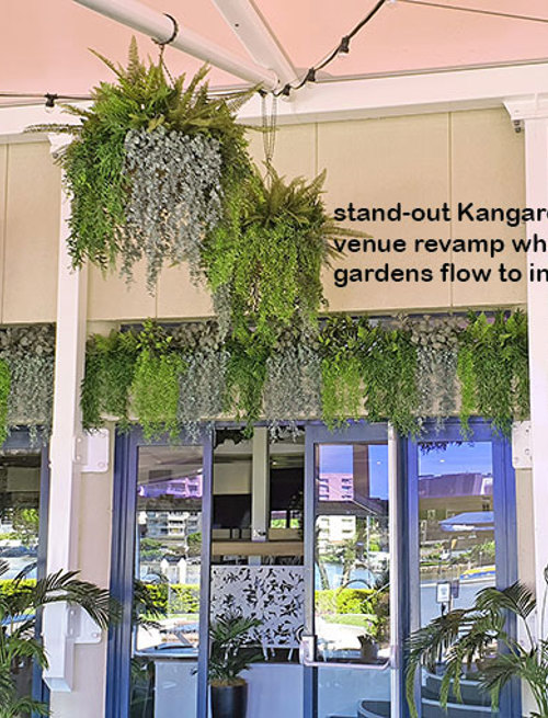 Latest stand-out Venue revamp at Kangaroo Pt, Brisbane & greenery flows...