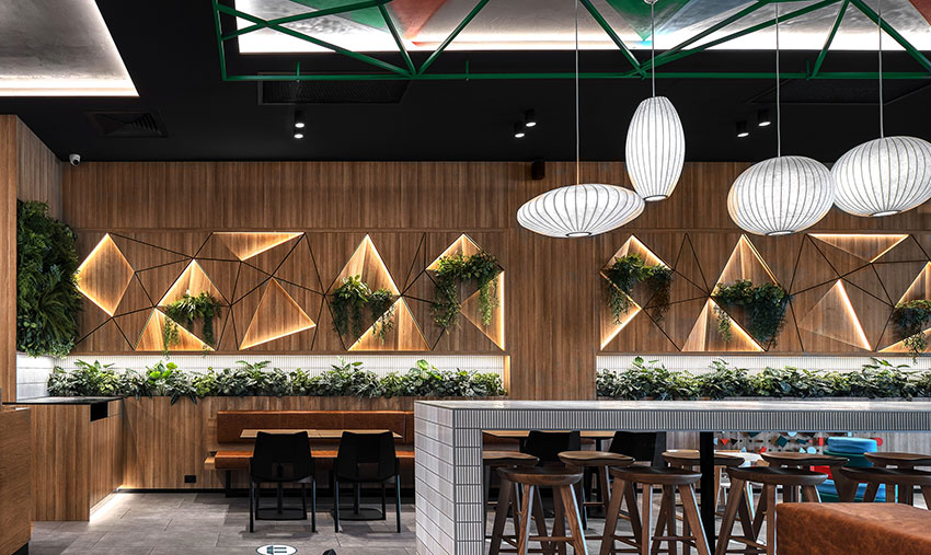Modern Japanese Restaurant- re-imagined using a green-theme... image 11