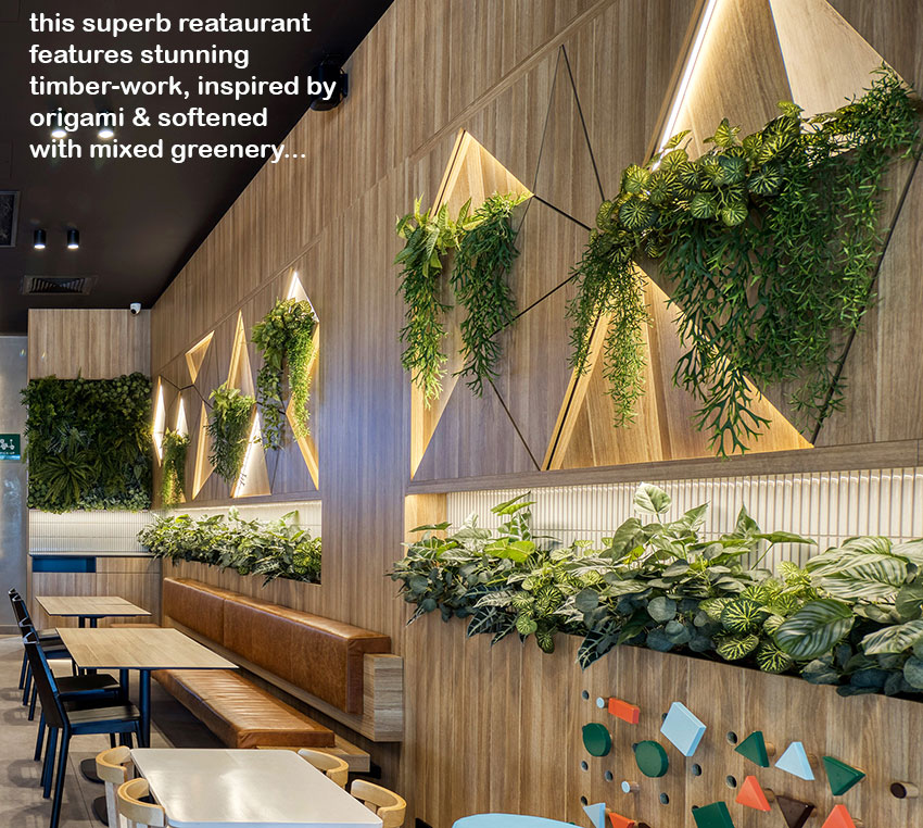 Modern Japanese Restaurant- re-imagined using a green-theme... image 2