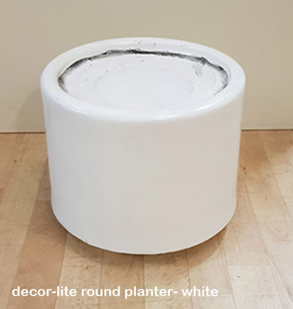 Articial Plants - Planters- decor-lite round- large
