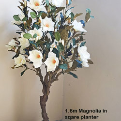 Magnolia Tree - flowering 1.6m - artificial plants, flowers & trees - image 1