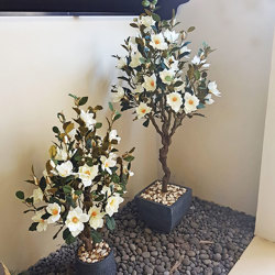 Magnolia Tree - flowering 1.6m - artificial plants, flowers & trees - image 3