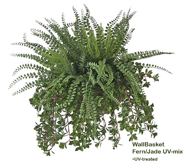 Wall-Baskets Fern/Jade- medium