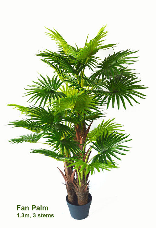 Articial Plants - Fan Palm 1.3m