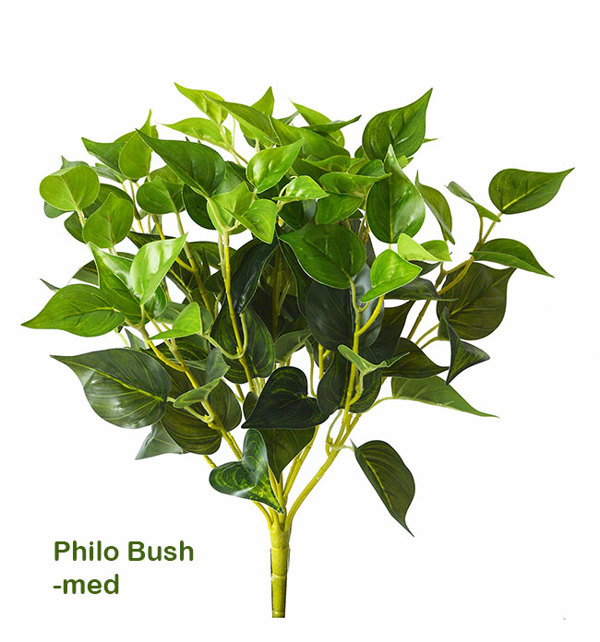 Articial Plants - Medium Bush- Philo [philodendron]