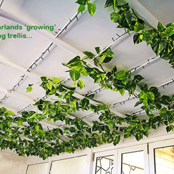 Trailing Vines - Geranium Garland - artificial plants, flowers & trees - image 6