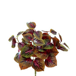 Small Bush- Purple Begonia - artificial plants, flowers & trees - image 1
