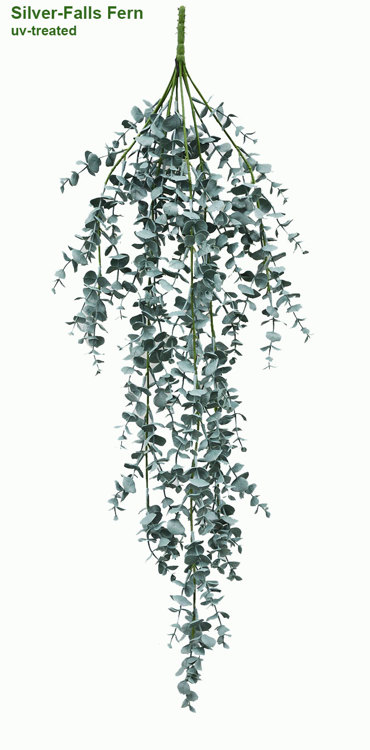 Articial Plants - UV-Trailer: 'Silver Falls' Fern 70cm
