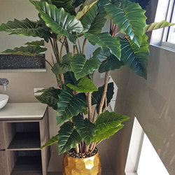 Alocasia 'dragon-wing' 1.9m delux - artificial plants, flowers & trees - image 7