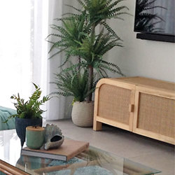 Button Palm 1.2m x 3 heads sml - artificial plants, flowers & trees - image 1