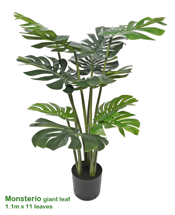 Articial Plants - Monsterio 'giant leaf' 1.1m
