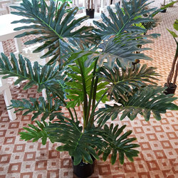 Philodendron 'giant-leaf' 1.8m delux - artificial plants, flowers & trees - image 2