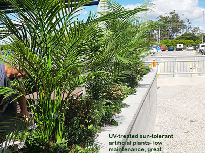 Artificials a better solution for full-sun Hotel planters