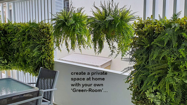 Bella's new private Green-Room...