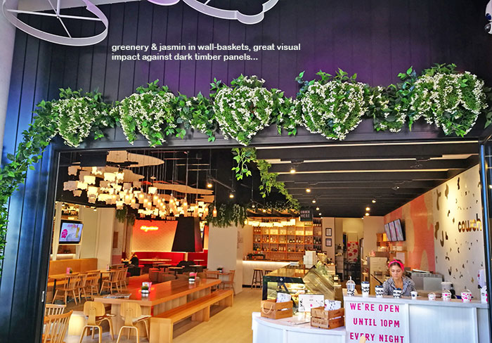 Artificial Greenery for VISUAL IMPACT in restaurant image 11