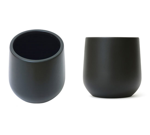Planters- Duffle Pot med - black