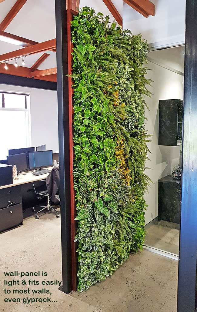 Artificial Green Wall for modern open-plan office... image 4