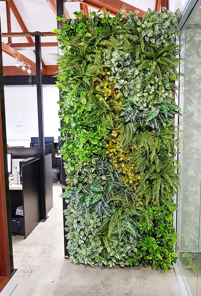 Artificial Green Wall for modern open-plan office... image 3