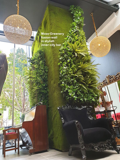 Moss/Green-Wall fusion is the latest direction...