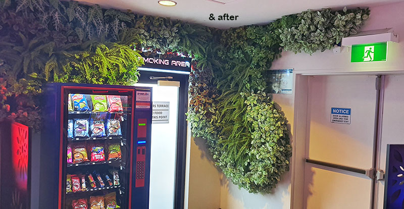Flowing Green-Wall design for Gaming Rooms... image 6