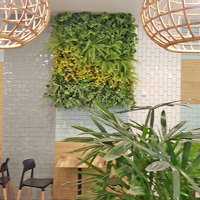 Custom-sized to fit architecture, artificial green-walls are cool! poplet image 2