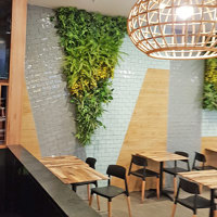 Custom-sized to fit architecture, artificial green-walls are cool! poplet image 3