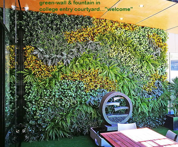 New Campus requires greenery throughout...