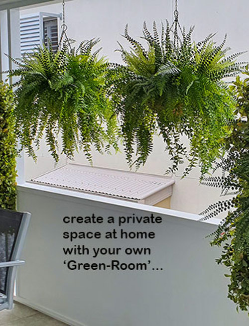 Bella's new private Green-Room...