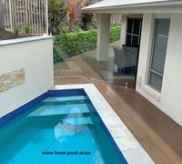 Turning an unsightly block wall into a green Feature...
