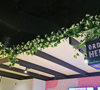 Artificial Greenery for VISUAL IMPACT in restaurant