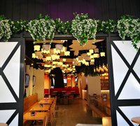 Artificial Greenery for VISUAL IMPACT in restaurant