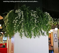 Artificial Greenery for VISUAL IMPACT in restaurant