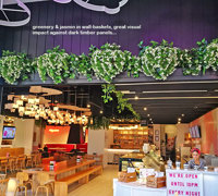 Artificial Greenery for VISUAL IMPACT in restaurant