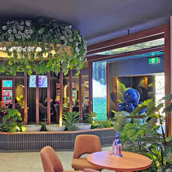 Trailing Vine- 1.75m Mini Elephant Ear - artificial plants, flowers & trees - image 1